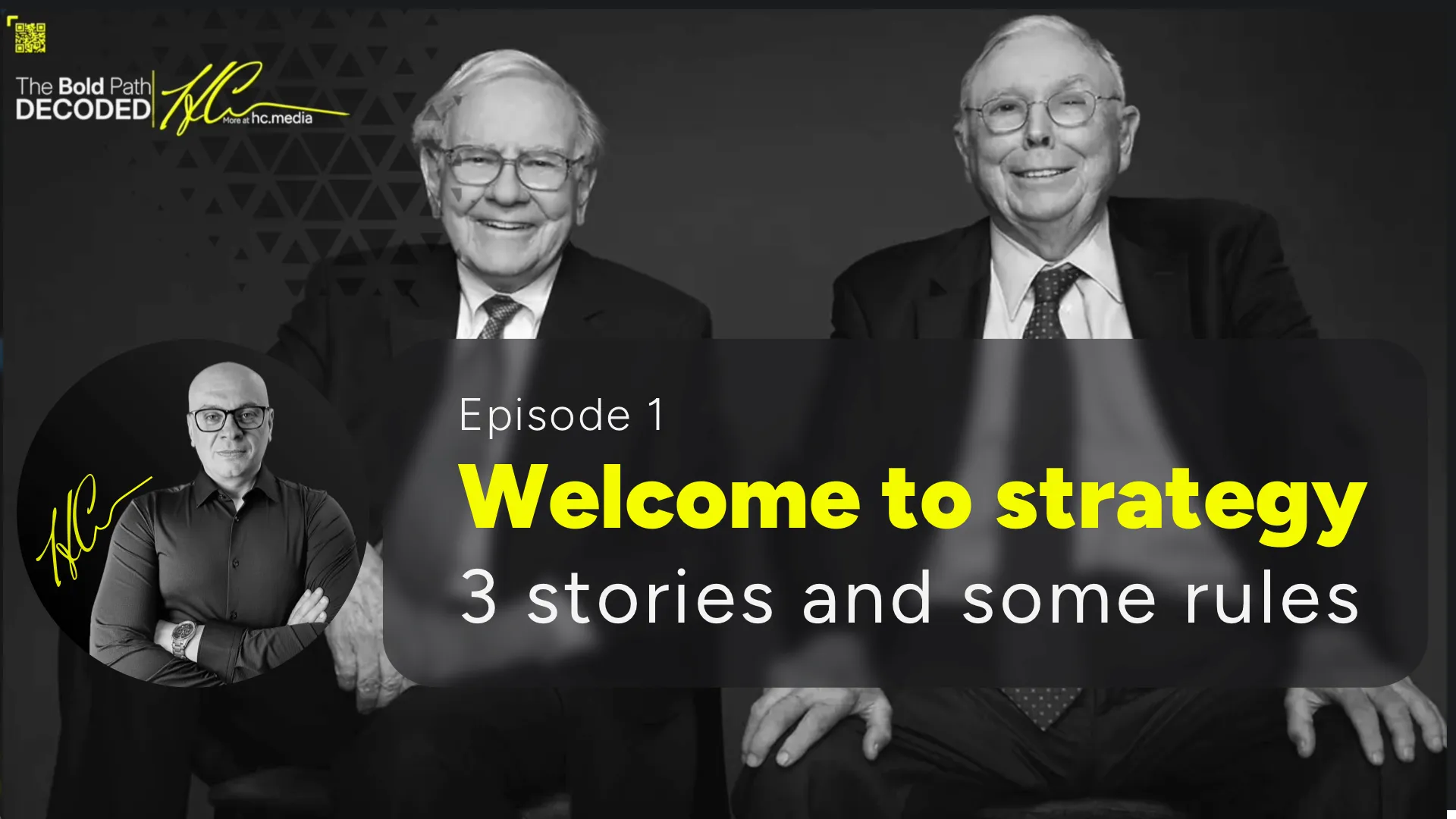 Welcome to strategy: 3 stories and some rules | Ep. 1