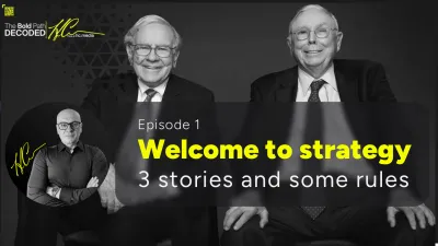 Welcome to strategy: 3 stories and some rules | Ep. 1